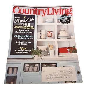 Country Living magazine September 2015 how to issue decorate on a dime